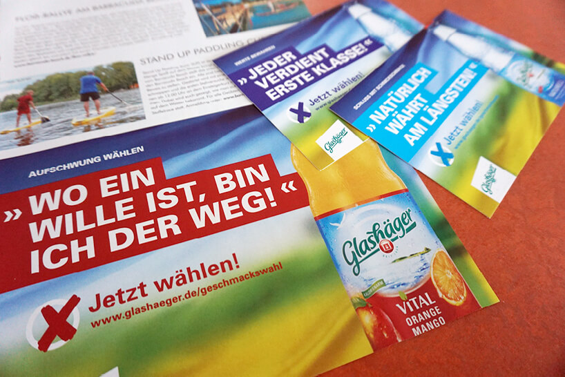 Glashäger Wahlkampagne Citycards